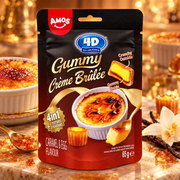 Amos 4D Gummy Creme Brulee Pouch 65g