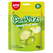 Amos Peelerz Gummy Apple Pouch 65g
