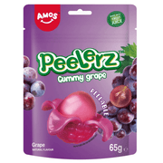 Amos Peelerz Gummy Grape Pouch 65g