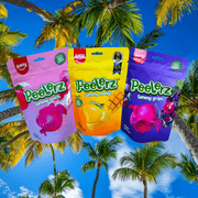 Amos Peelerz Gummy MANGO GRAPE PEACH Share Pouch 170g - Happy Candy UK LTD