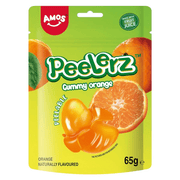 Amos Peelerz Gummy Orange Pouch 65g