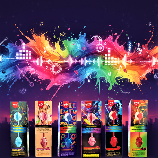 Amos TastySounds Music Audio Lollipop Choose a Flavour/Song 12g