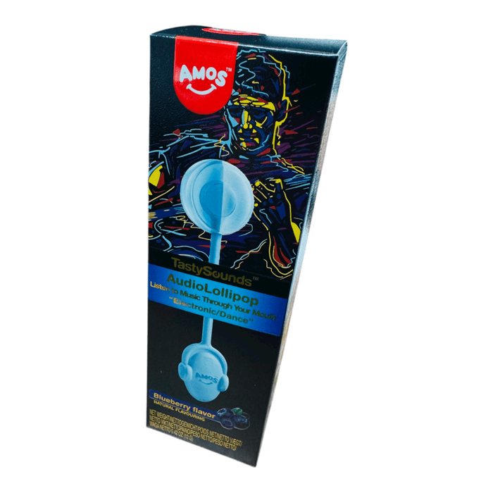 Amos TastySounds Music Audio Lollipop Choose a Flavour/Song 12g