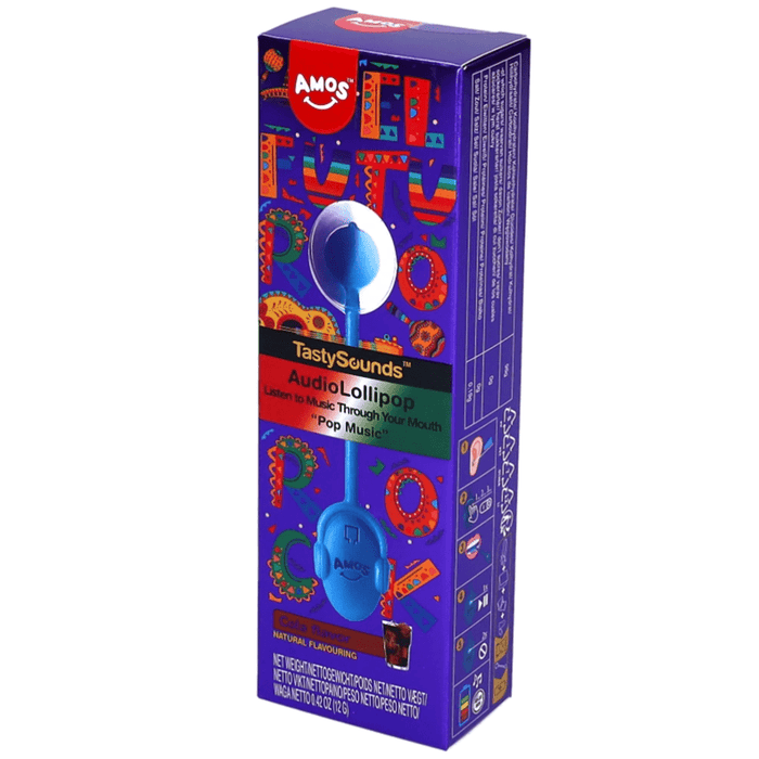Amos TastySounds Music Audio Lollipop Choose a Flavour/Song 12g