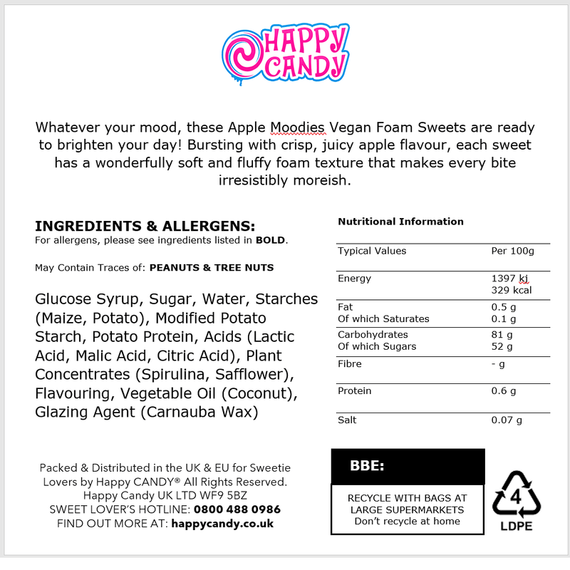 Apple Moodies Vegan Foam Sweets