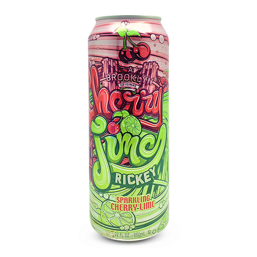 AriZona Cherry Juicy RICKEY Sparkling Cherry Lime (USA) 650ml