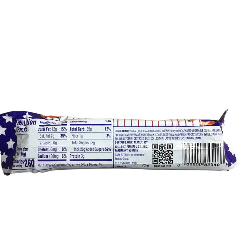 BabyRuth Chocolate Bar (USA) 54g - Happy Candy UK LTD