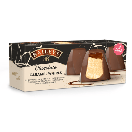 Baileys Chocolate Caramel Whirls 3 Pack Gift Box 78g