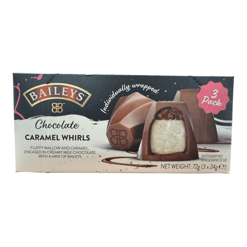 Baileys Chocolate Caramel Whirls 3 Pack Gift Box 78g