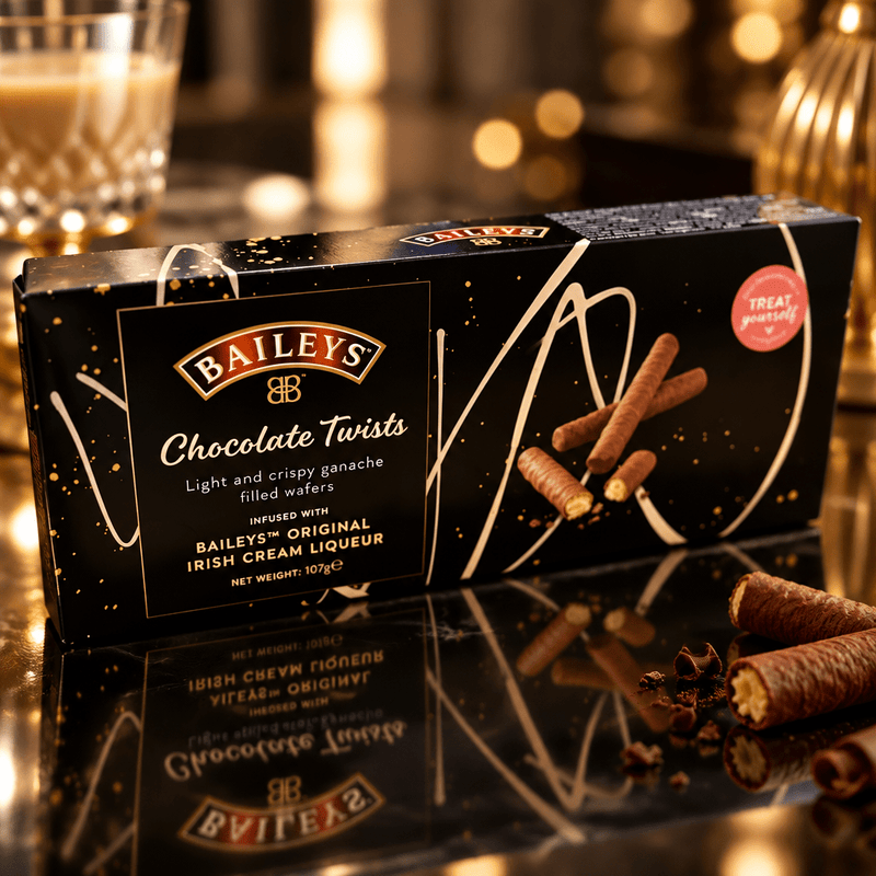 Baileys Chocolate Twists Crispy Rolls Gift Box 107g