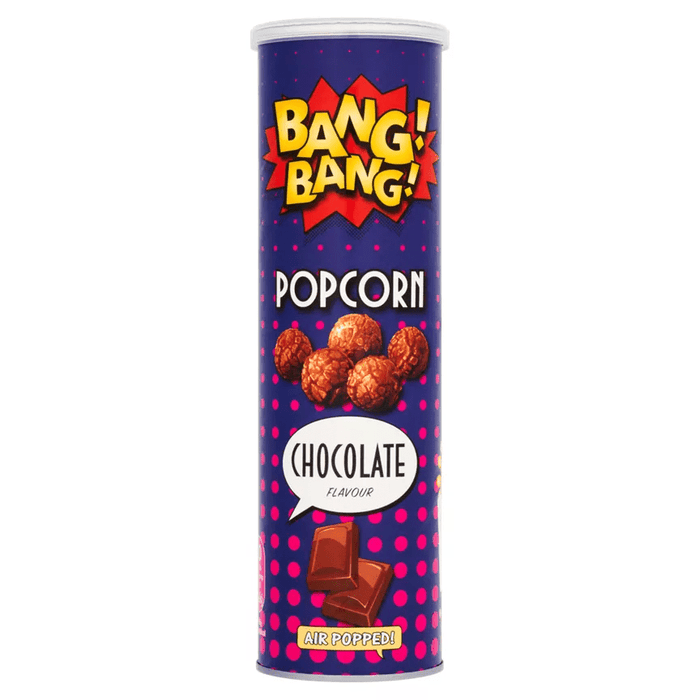 BANG! BANG! Popcorn Chocolate Flavour 85g - Happy Candy UK LTD