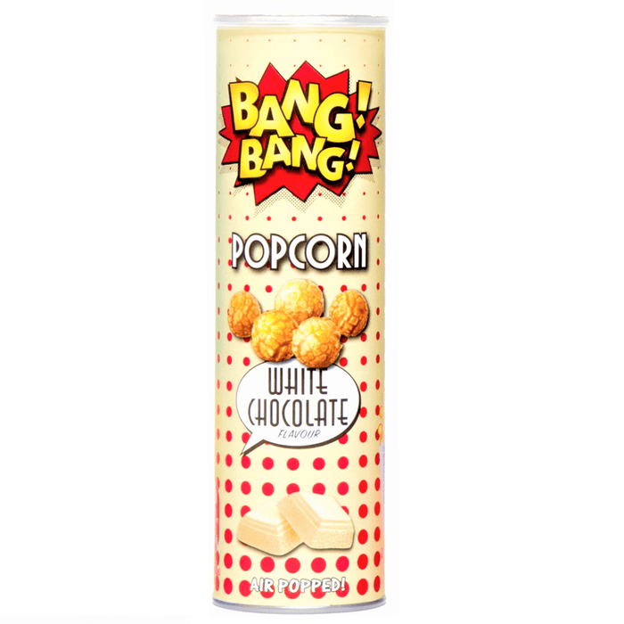 BANG! BANG! Popcorn White Chocolate Flavour 85g - Happy Candy UK LTD