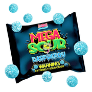 Barnetts Mega Sour Raspberry 12 Pack Bag 104g
