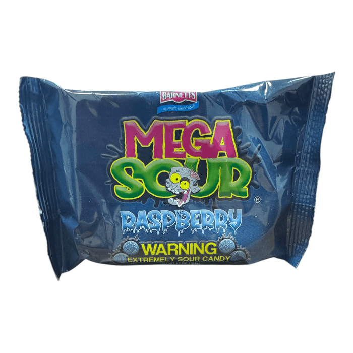 Barnetts Mega Sour Raspberry 12 Pack Bag 104g