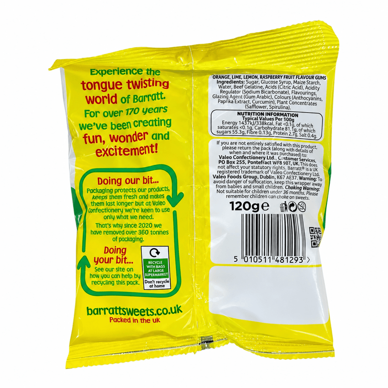 Barratt Refreshers Fizzy Softies 120g