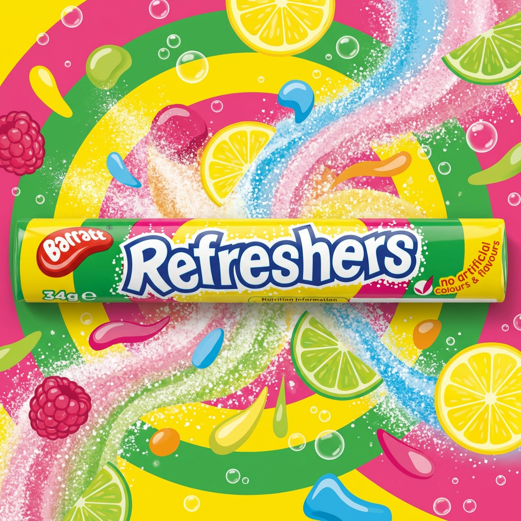 Barratt Refreshers Roll 34g — Happy Candy UK LTD