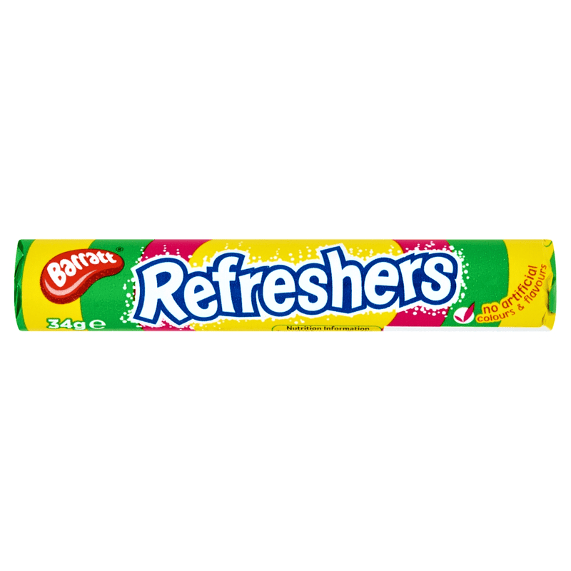 Barratt Refreshers Roll 34g - Happy Candy UK LTD