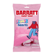 Barratt Sweet Shop Flumps Hearts Bag 130g