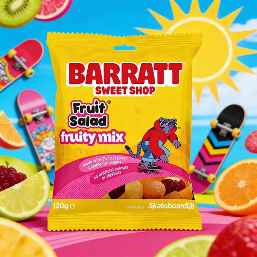 Barratt Sweet Shop Fruit Salad Fruity Mix Bag 120g