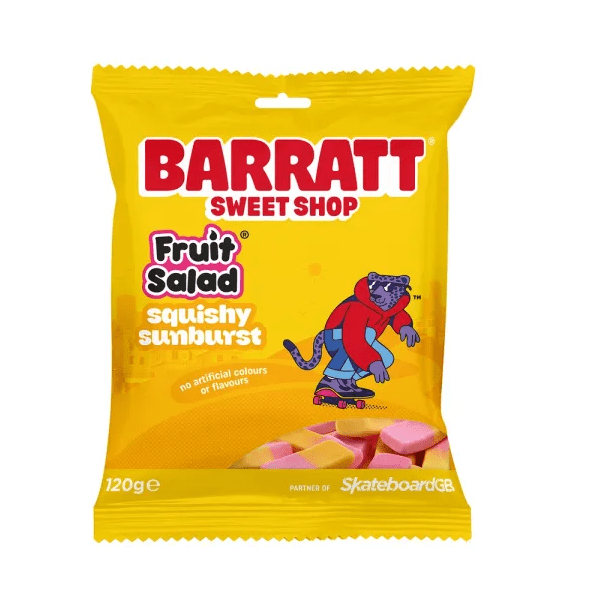 Barratt Sweet Shop Fruit Salad Squishy Sunburst Bag 120g