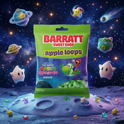 Barratt Sweet Shop SUPER MARIO GALAXY Apple Loops 120g