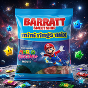 Barratt Sweet Shop SUPER MARIO GALAXY Mini Rings 120g