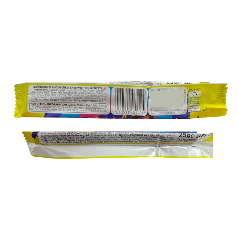 Barratt Wham Extreme Bar 3 Pack (3 x 25g)