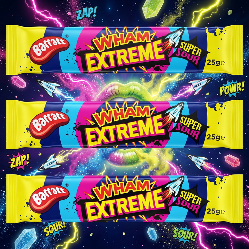 Barratt Wham Extreme Bar 3 Pack (3 x 25g)