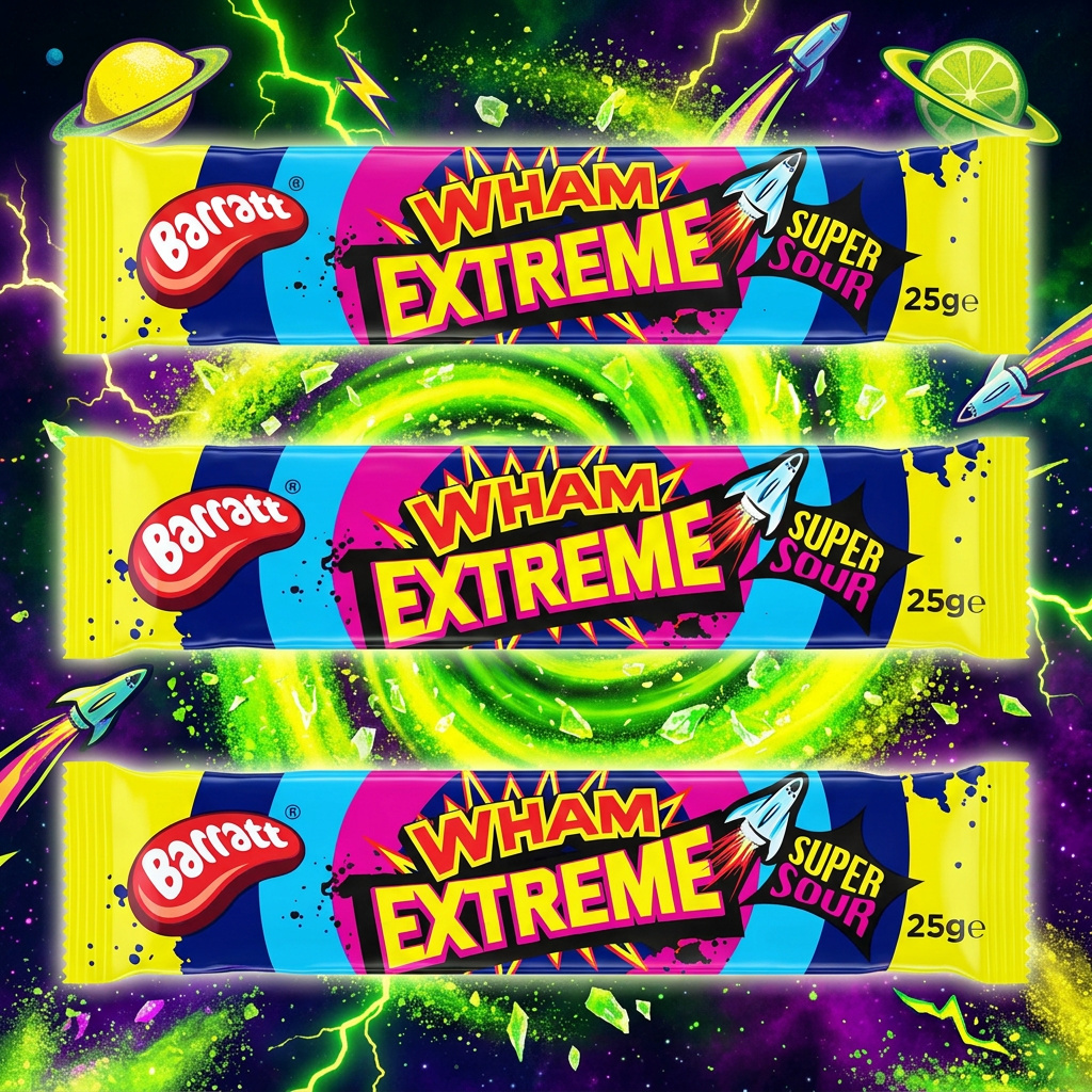 Barratt Wham Extreme Bar 3 Pack (3 x 25g) — Happy Candy UK LTD