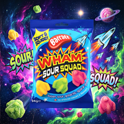 Barratt Wham Sour Squad Bag 94g