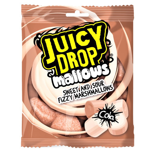 Bazooka Juicy Drop Mallows Cola Bag 100g - Happy Candy UK LTD