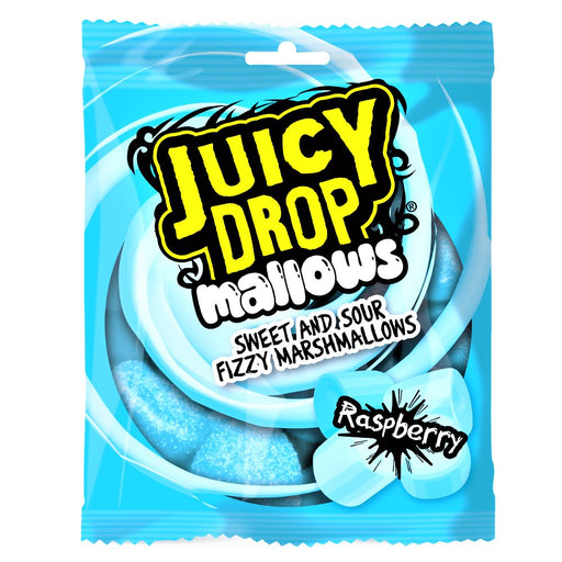 Bazooka Juicy Drop Mallows Raspberry Bag 100g - Happy Candy UK LTD