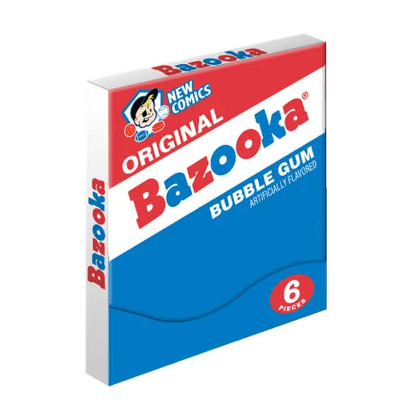 Bazooka Original Bubblegum Wallet 6 Pack (USA) 33g