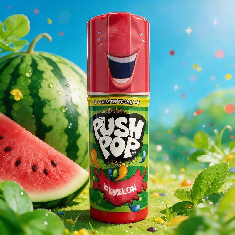 Bazooka Push Pop Watermelon 15g