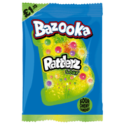 Bazooka Rattlerz Sour Chewy Candies 100g