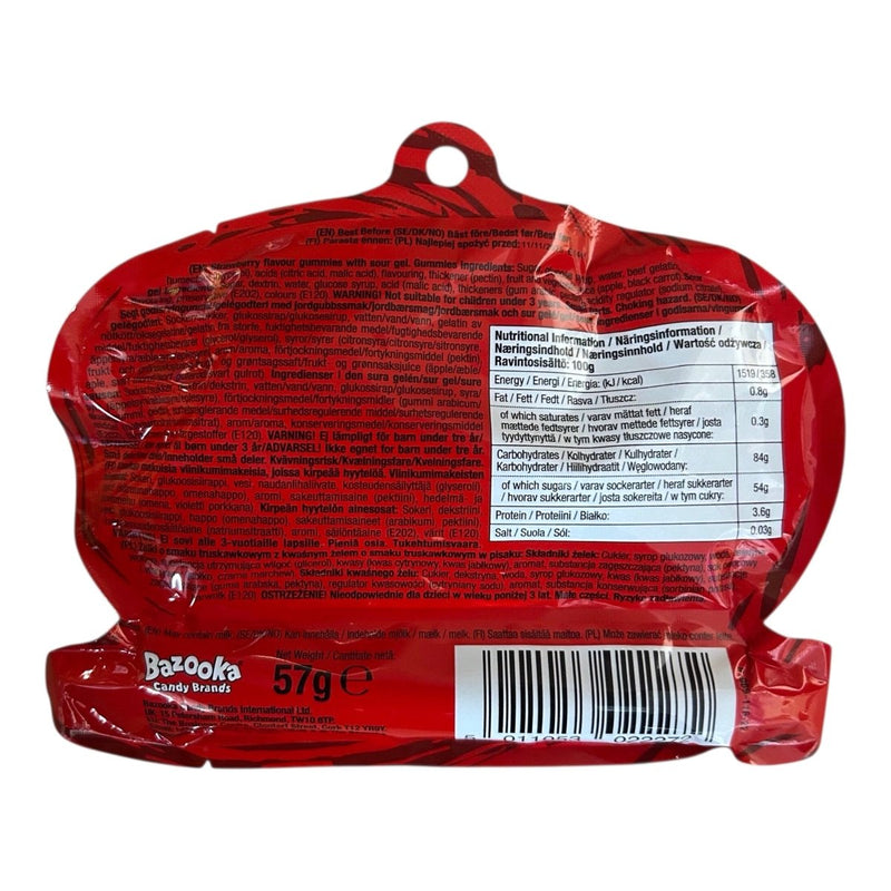 Bazooka Xtreme Juicy Drop Gummies 67g CLEARANCE