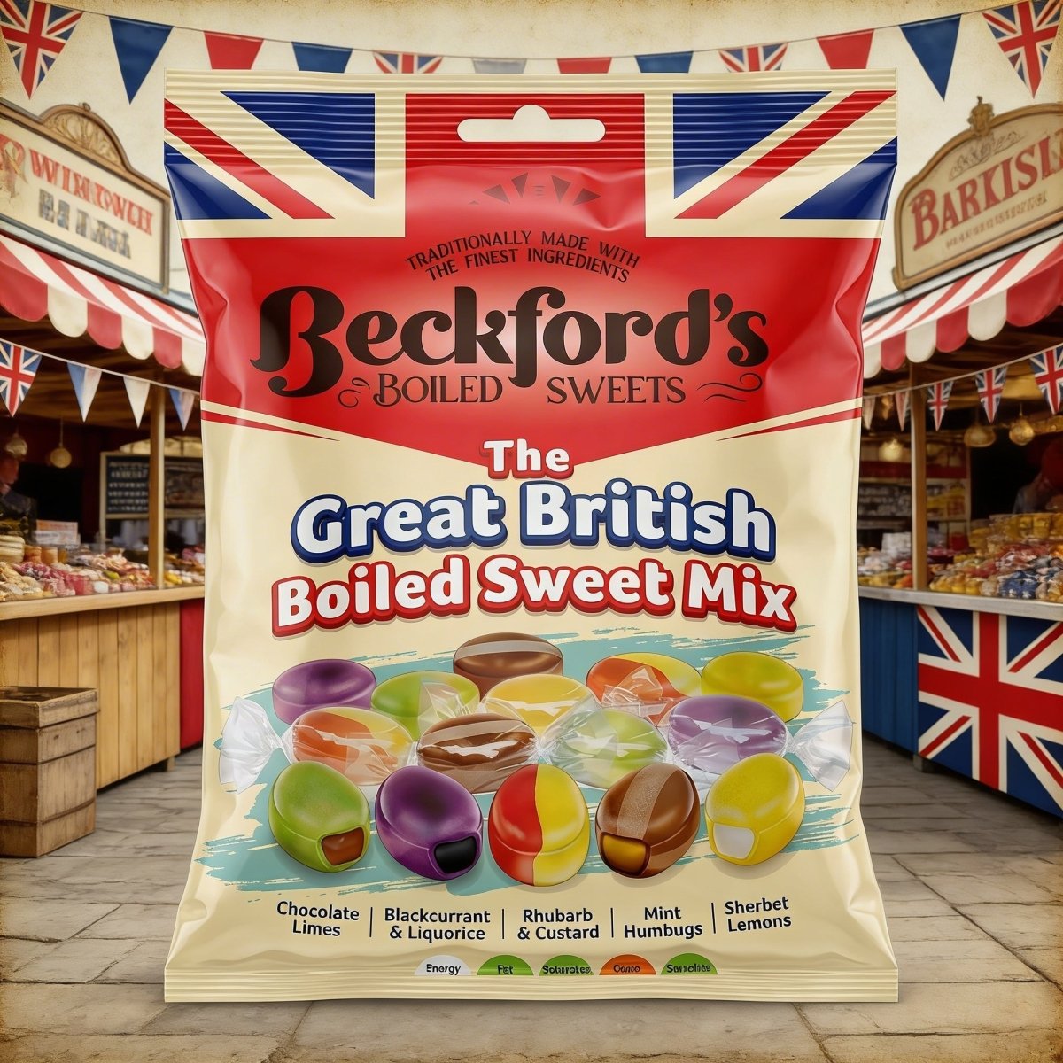 Beckfords The Great British Boiled Sweet Mix Bag 200g — Happy Candy UK LTD