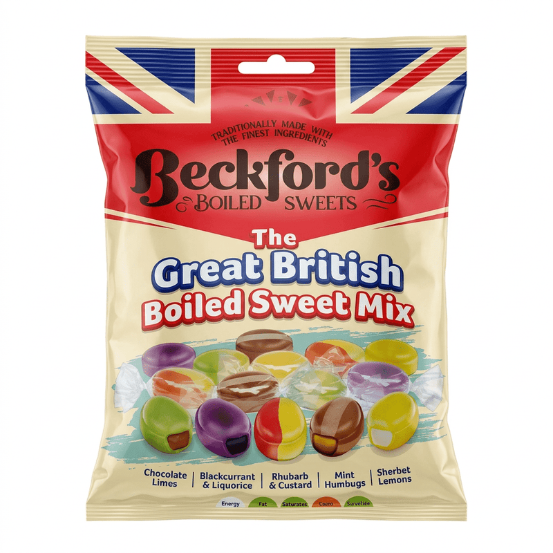 Beckfords The Great British Boiled Sweet Mix Bag 200g