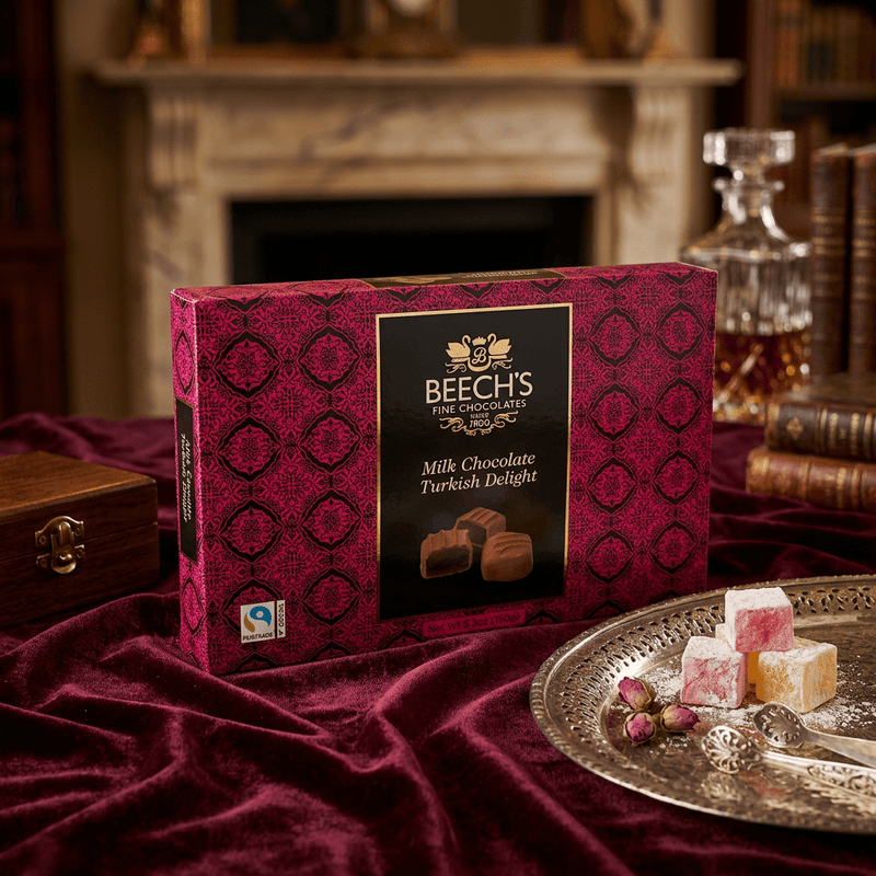 Beech's Milk Chocolate Turkish Delight Gift Box 150g