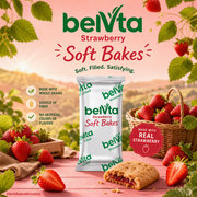 Belvita Breakfast Strawberry Soft Bakes 4 Pack 4x50g