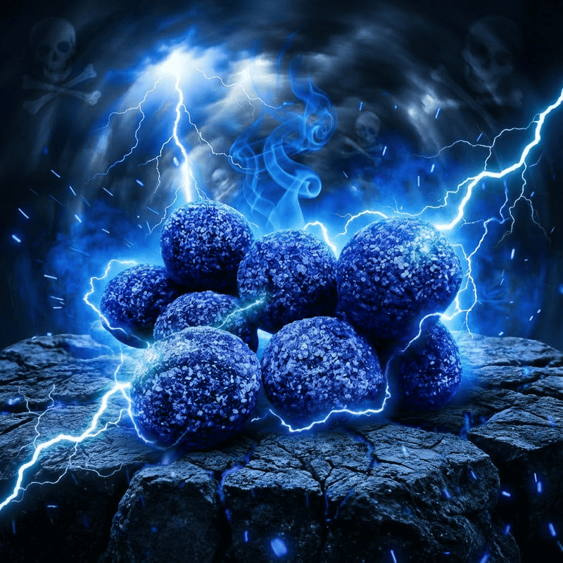 Blue DEATH DieHard Edition Mega Sour 10 Pack