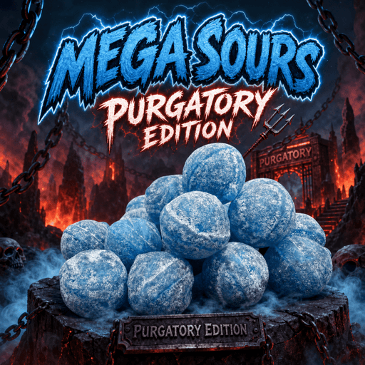 Blue Raspberry Mega Sours PURGATORY EDITION 20 Pack