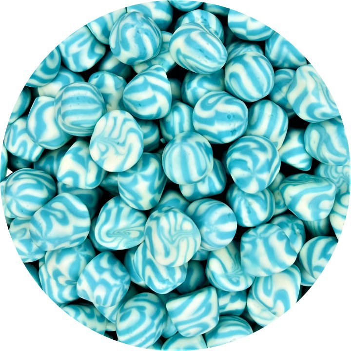 Blue Raspberry Twix Blue Raspberry Twist Kisses — Happy Candy UK LTD