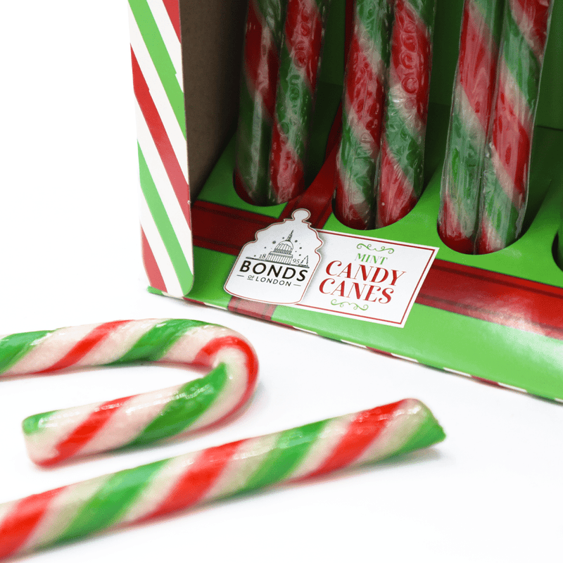 Bonds Mint Candy Canes 12 Pack 144g - Happy Candy UK LTD