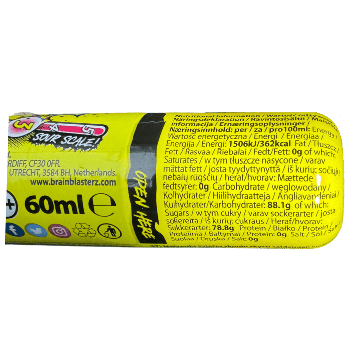 BRAIN BLASTERZ Blue Raspberry Candy Roller - Happy Candy UK LTD