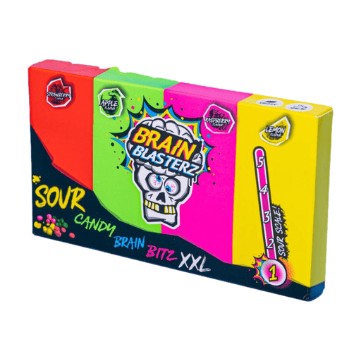 BRAIN BLASTERZ Brain Bitz XXL Box 144g - Happy Candy UK LTD