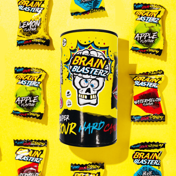 BRAIN BLASTERZ Ice - Burner - Berry - Original Tub 48g - Happy Candy UK LTD