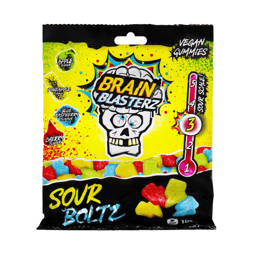 BRAIN BLASTERZ Sour Boltz 100g - Happy Candy UK LTD