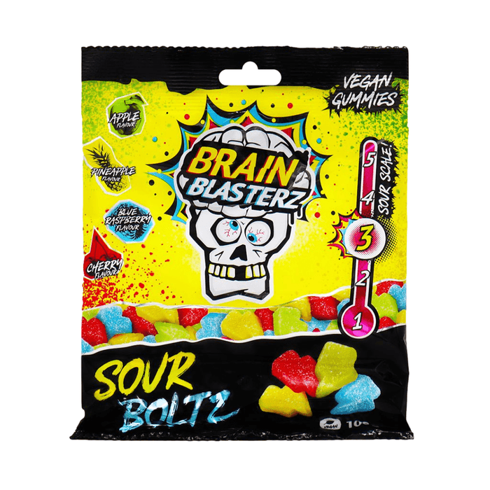 BRAIN BLASTERZ Sour Boltz 100g - Happy Candy UK LTD