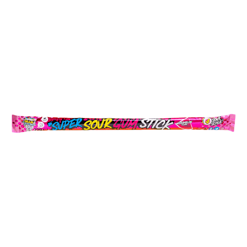 BRAIN BLASTERZ Super Sour Gum Stick 22g - Happy Candy UK LTD